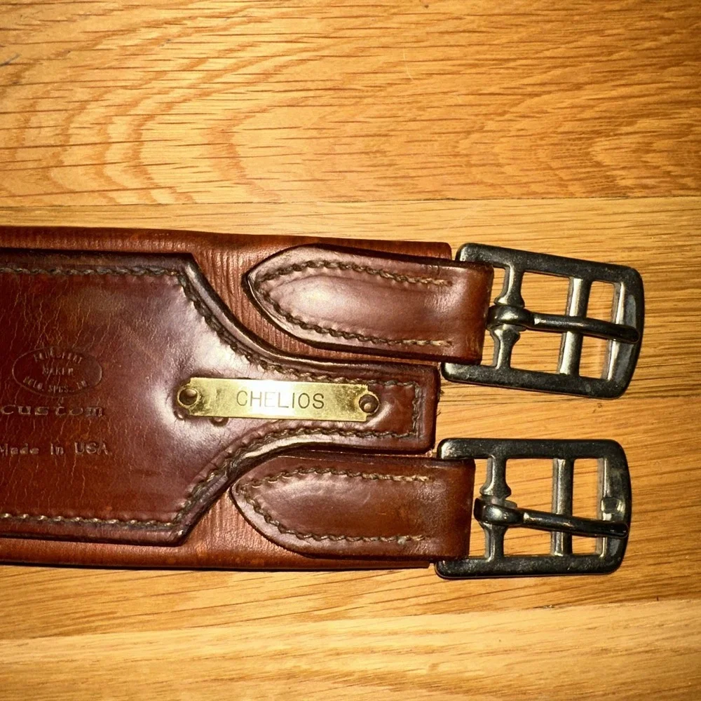 Custom‎ Made  Lighter Brown Padded Hunter English Girth - 48
